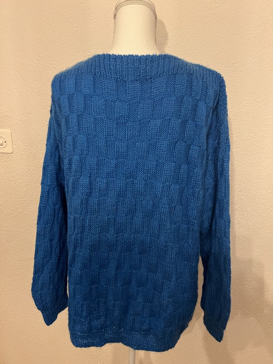 Maglioni & Felpe: Warmer, blauer Strickpullover mit speziellem Muster, L – Nuovo e nell'imballaggio originale da Oftringen venduto da Nashorn_rn2c 1