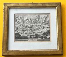 Appenzell Kupferstich 1714 Bourg d'Appenzell
