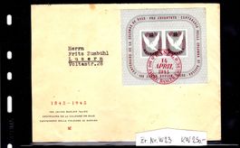 3 x Briefmarken auf Briefumschlag Zr. Nr. W23+Nr.1+Nr.20 !!!