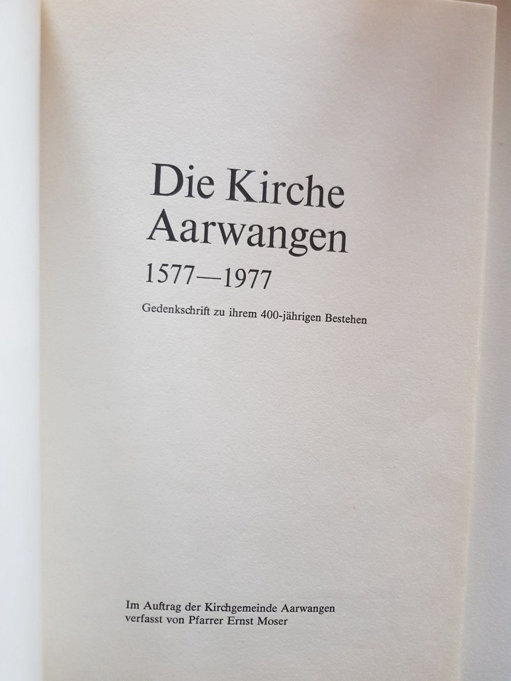 Libri: Die Kirche Aarwangen 1577-1977 – Usato da Walterswil BE venduto da Lonitti 7