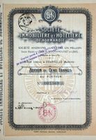 Société Immobilière et Hôtelière de Normandie SA - 1923