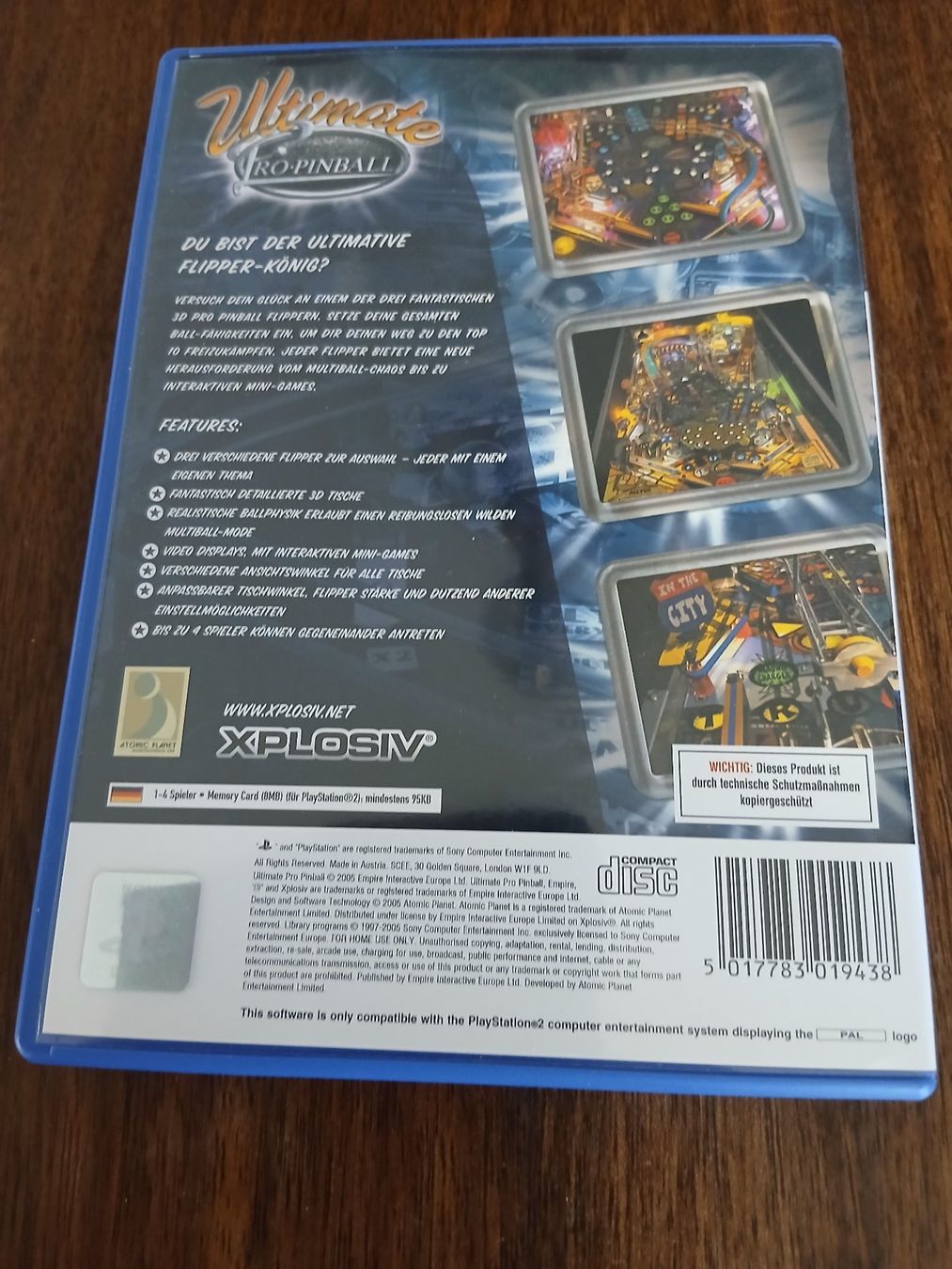 Giochi: PS2 Spiel Ultimate Pro Pinball – Usato da Pfungen venduto da Himbogame 1