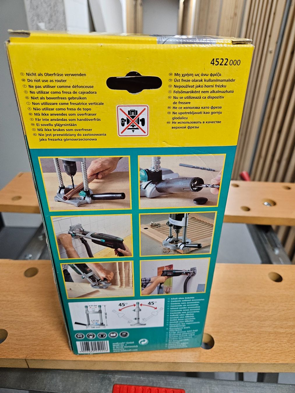 Altro in Decorazioni & Accessori: Wolfcraft Tec Mobil Bohrständer - Originalverpackt gebraucht – Usato da Affoltern am Albis venduto da rebi66 1