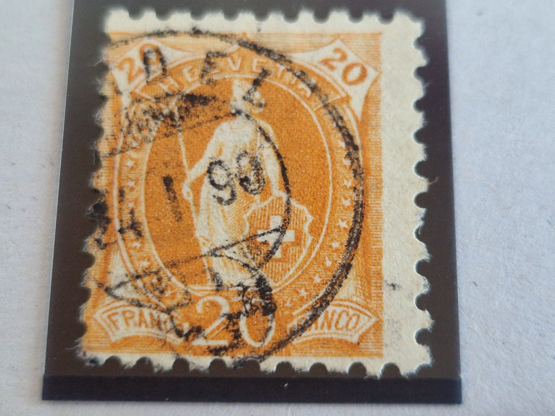 Alle Briefmarken: Stehende 66B, signiert, ab 1.- – Gebraucht aus Burgdorf von Glossy01 2