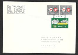 Sonderbrief A. 784 Salon Enfance Jeunesse Genève 1957