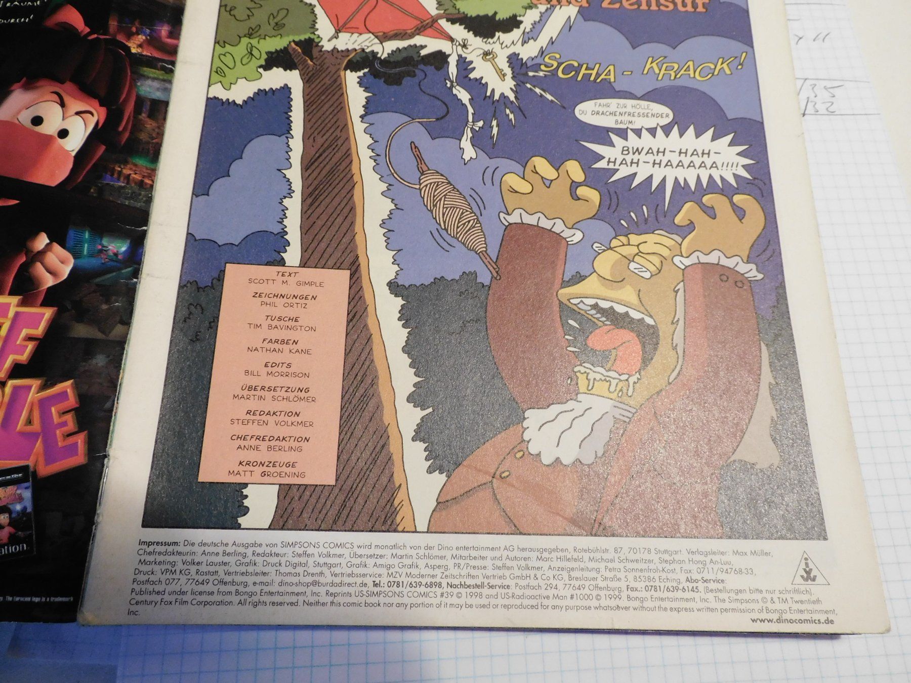 Fumetti: Simpsons Comic Hefte v Bongo Div 9 x alte Simpsons  v Bongo – Usato da Sursee venduto da 76 7