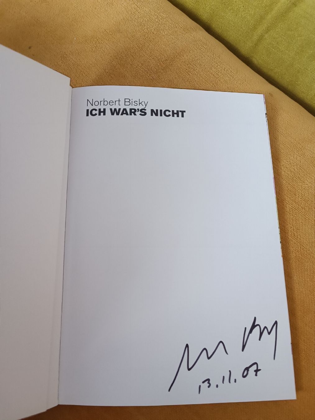 Libri: Norbert Bisky - Kunstkatalog Handsigniert  – Usato da Menziken venduto da Artographs 1