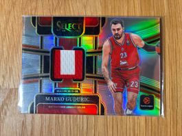 Panini Select EuroLeague Marko Guduric Armani Milan patch
