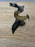 Sculpture d'oiseau vintage en laiton
