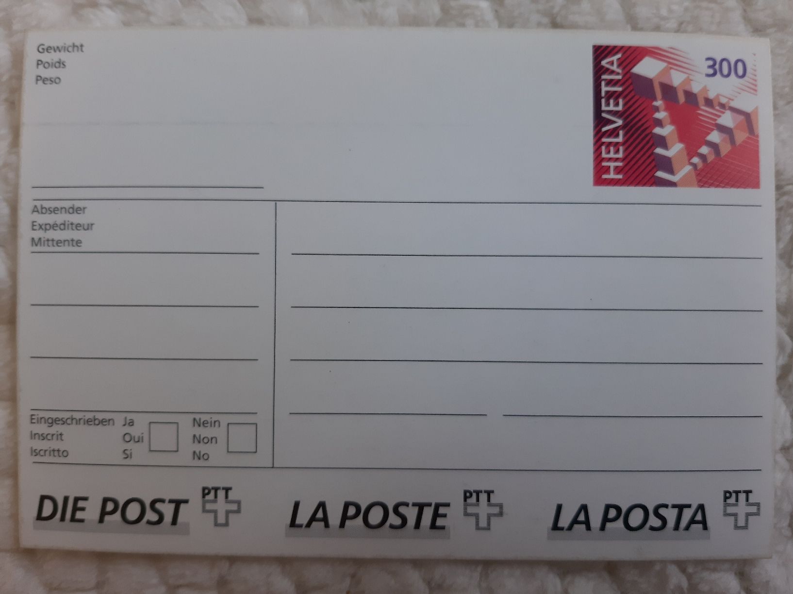 Tutti i francobolli: Paketetiketten vorfrankiert – Nuovo (secondo la descrizione) da Wildhaus venduto da Bpurple