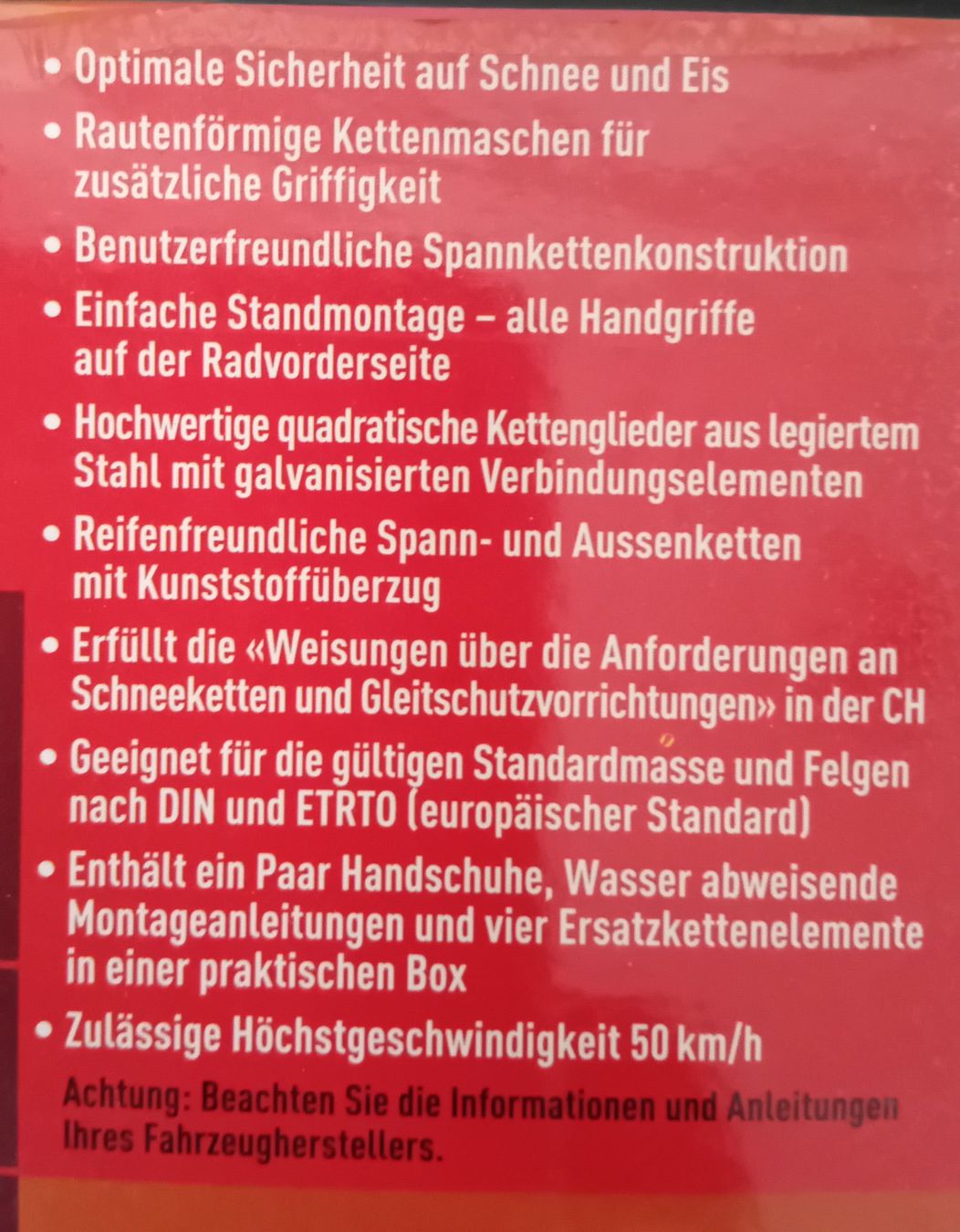 Schneeketten: Schneekette 9mm – Neu und originalverpackt aus Bätterkinden von 1judith 3