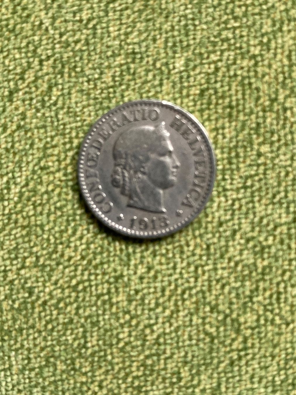 Toutes les monnaies: 10 centimes suisse de 1913 – D'occasion à Evionnaz par roh_l5yz