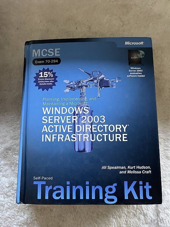 Bücher: Microsoft MCSE Exam 70-294  Windows Server 2003 AD + 2 CD – Gebraucht aus Lugano von Jo_Spe