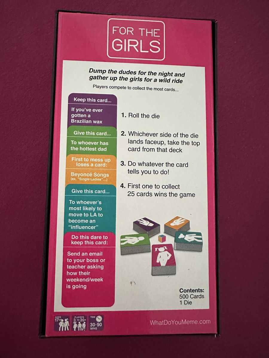 Giochi: For the girls, party game – Nuovo (secondo la descrizione) da Winterthur venduto da hachiscutecloset 2