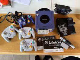 Gamecube mit Gameboy adapter 4 controller