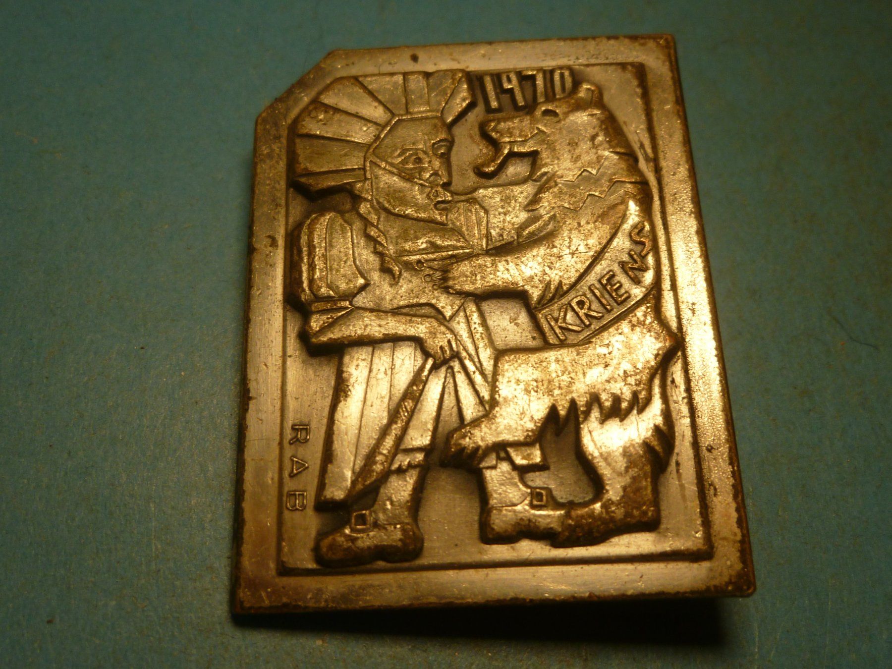 Plaketten & Abzeichen: KRIENS 1970 SILBER – Gebraucht aus Ried (Muotathal) von Mandarin02