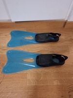 Badeflossen blau schwarz