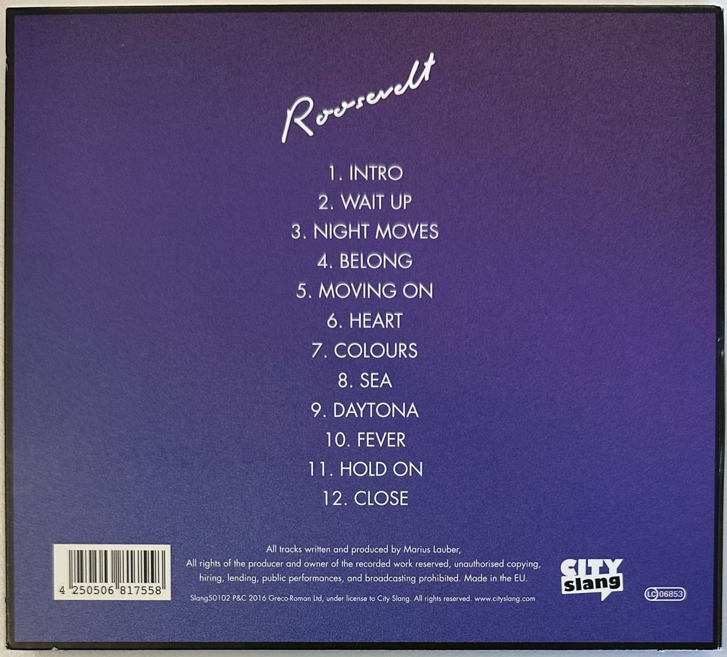 CD: Roosevelt – Roosevelt – Usato da Martigny venduto da jereq 1