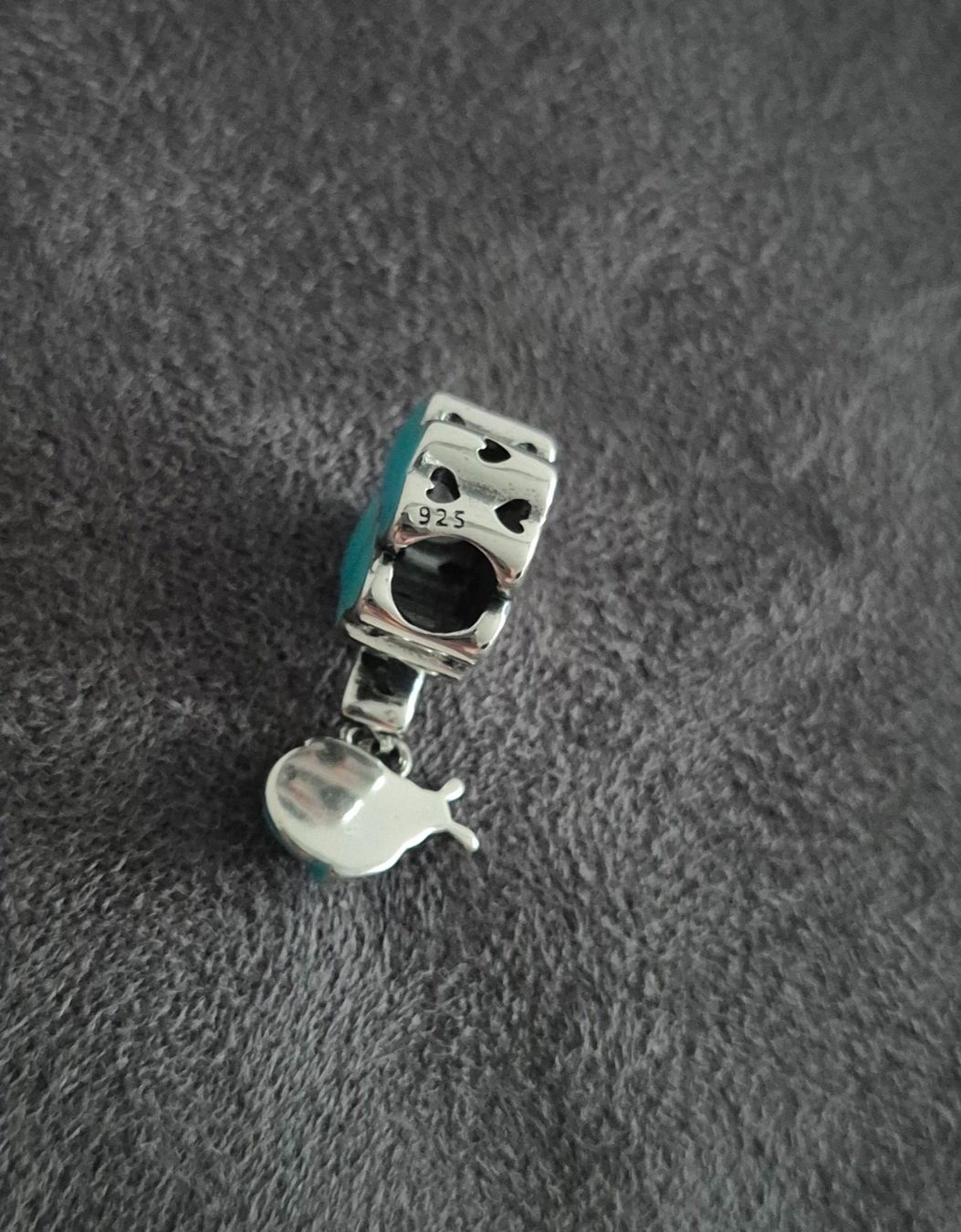Anhänger: Silber Charm Kleeblatt mit Marienkäfer +Garantie – Neu (gemäss Beschreibung) aus Rotkreuz von Carbone_Bijou-Shop 2