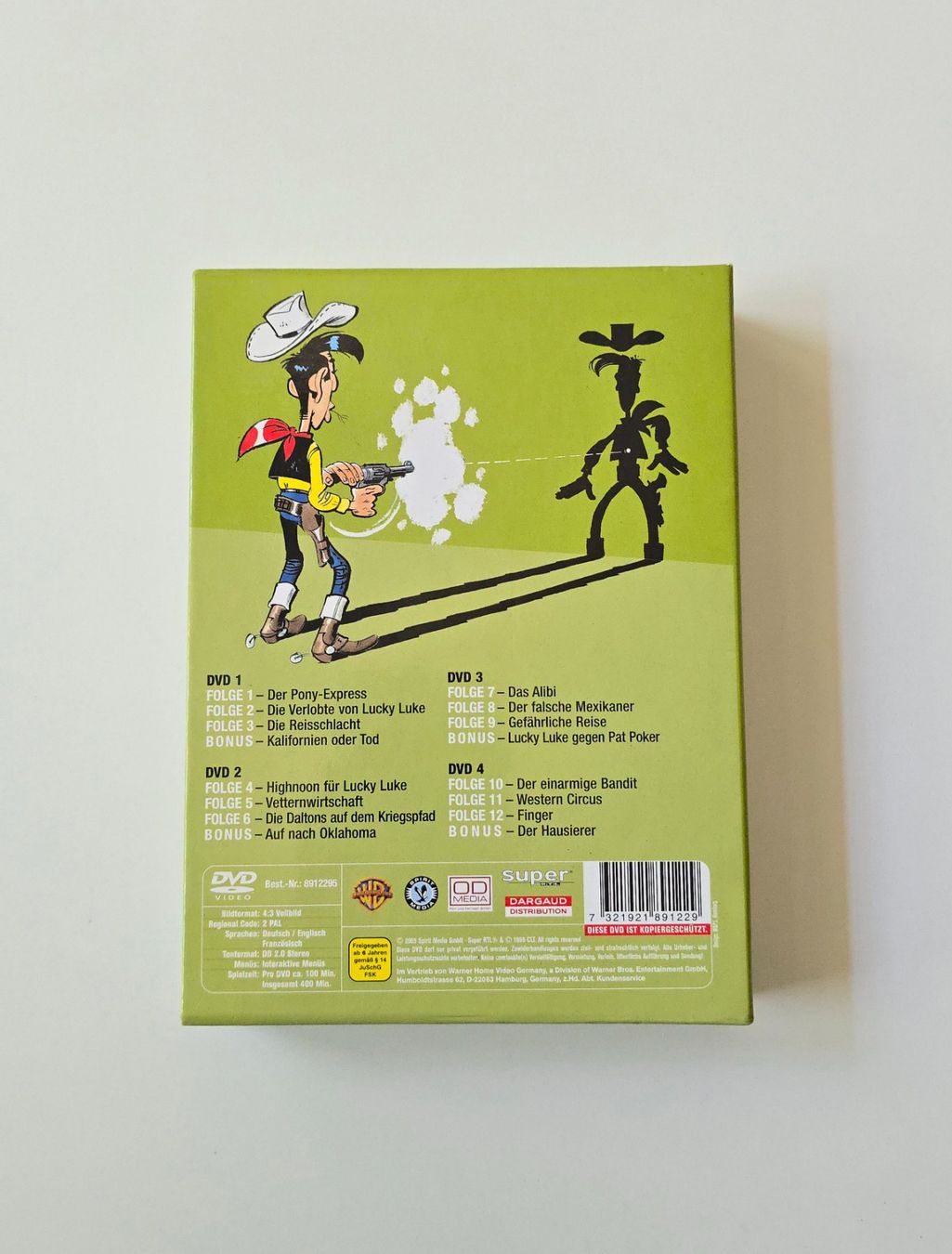 Alle DVDs: DVD Lucky Luke Box (4 DVD Box) – Gebraucht aus Dättlikon von Wundertuete_ 1