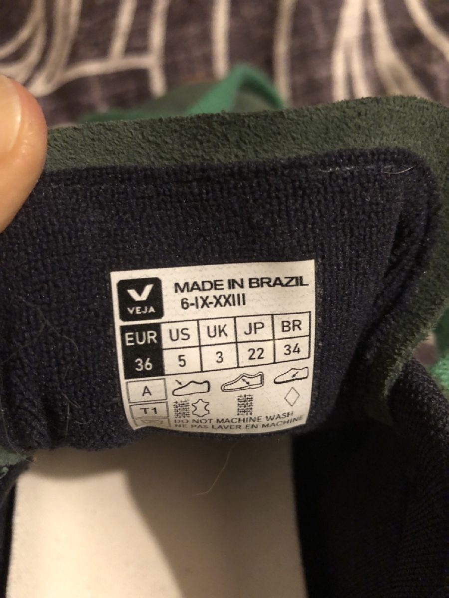 Veja Scarpe da uomo: Veja Vert, Taille 36 vert/blanc – Nuovo e nell'imballaggio originale da Biel/Bienne venduto da Lianumi 5