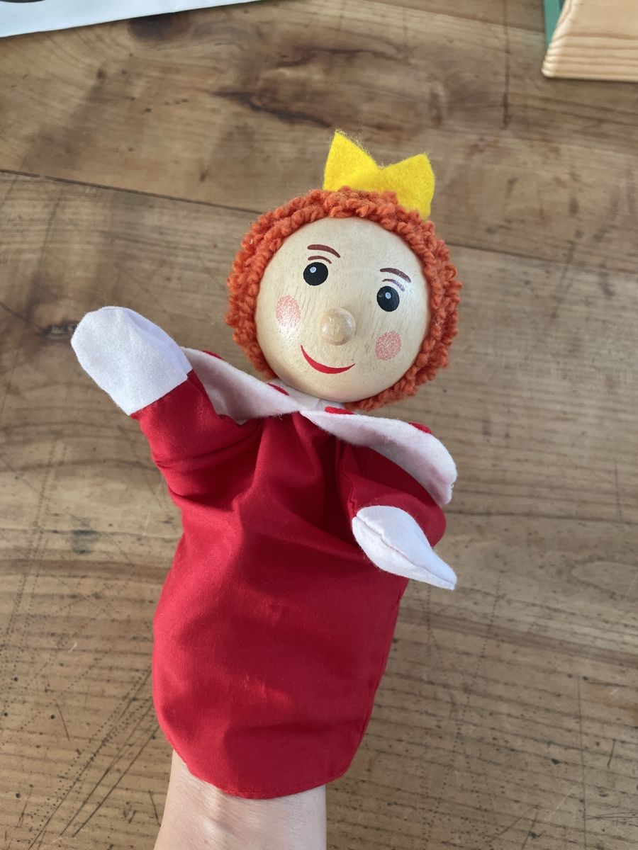 Bambole: 4 antike Handpuppen mit Holzkopf – Usato da Bonstetten venduto da soleillle 5
