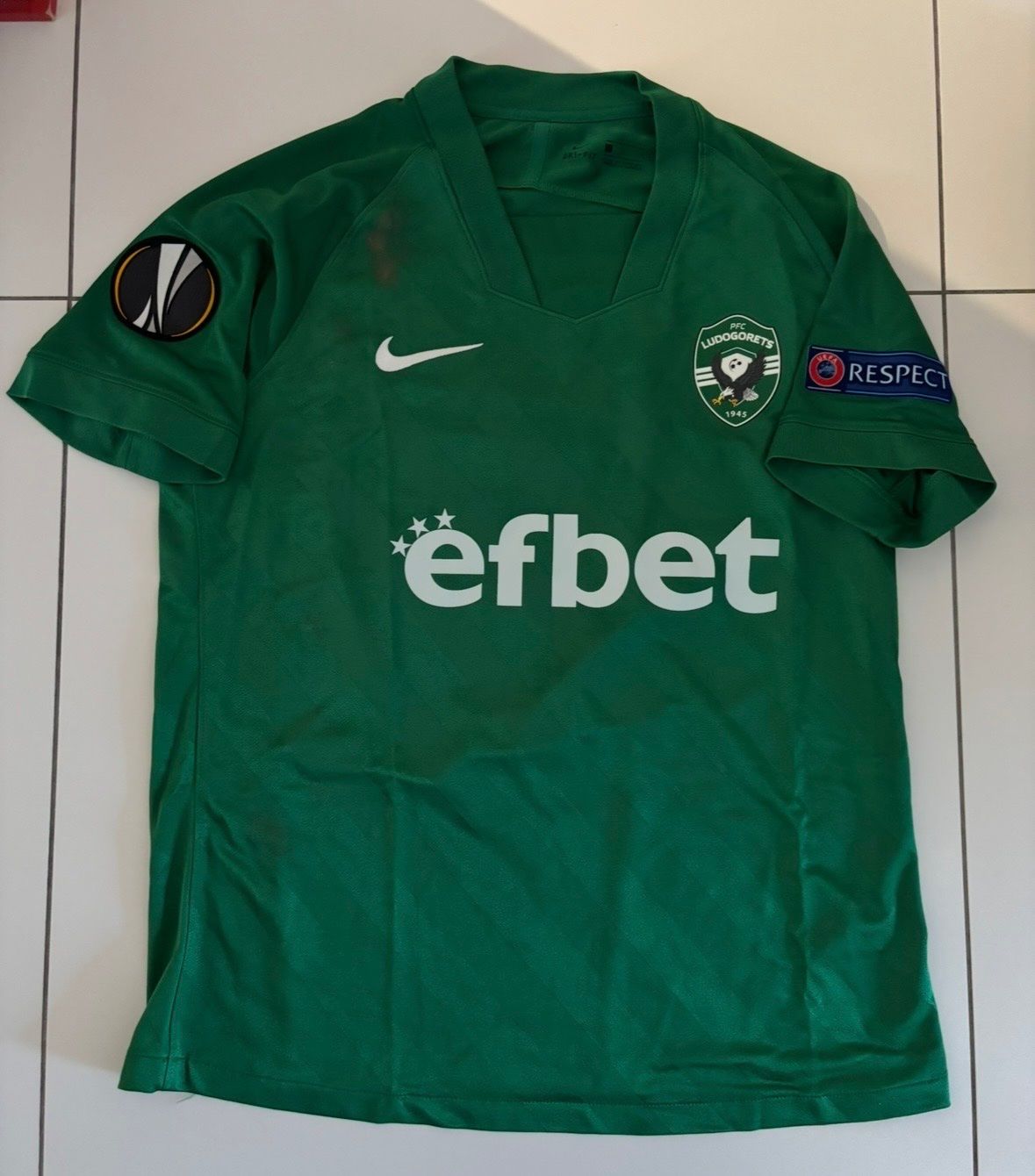 Canottiere & Pantaloni: Matchworn Ludogorets Santana with COA – Usato da Bellinzona venduto da REER 1