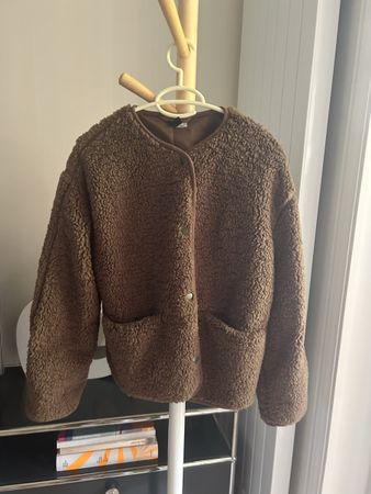 Teddy jacke braun gr xs/s🍁