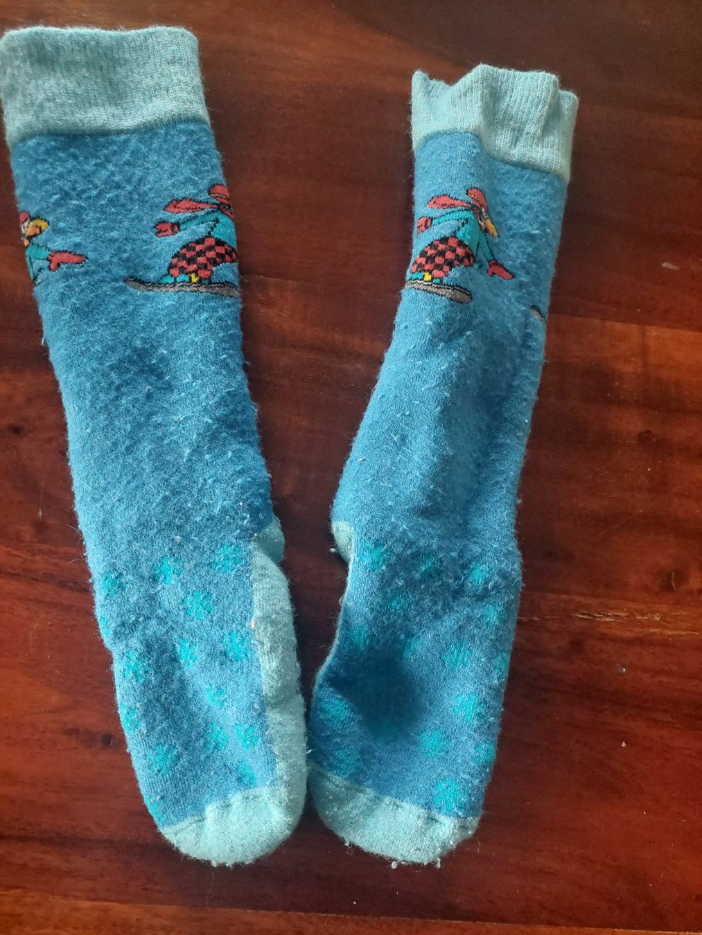 Rohner Calze per bambini: Rohner Globi Ski Socken Grösse 31-34 – Usato da Beckenried venduto da Havacola 1