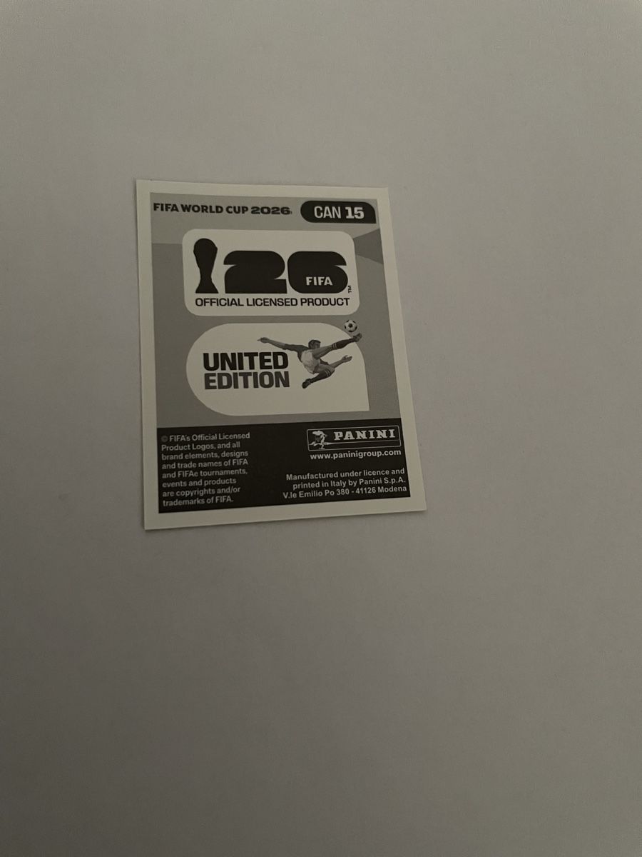 Panini Carte collezionabili: FIFA WM 2026 Mathieu Choinniere CAN 15 – Nuovo (secondo la descrizione) da Winterthur venduto da Cobraforce 1