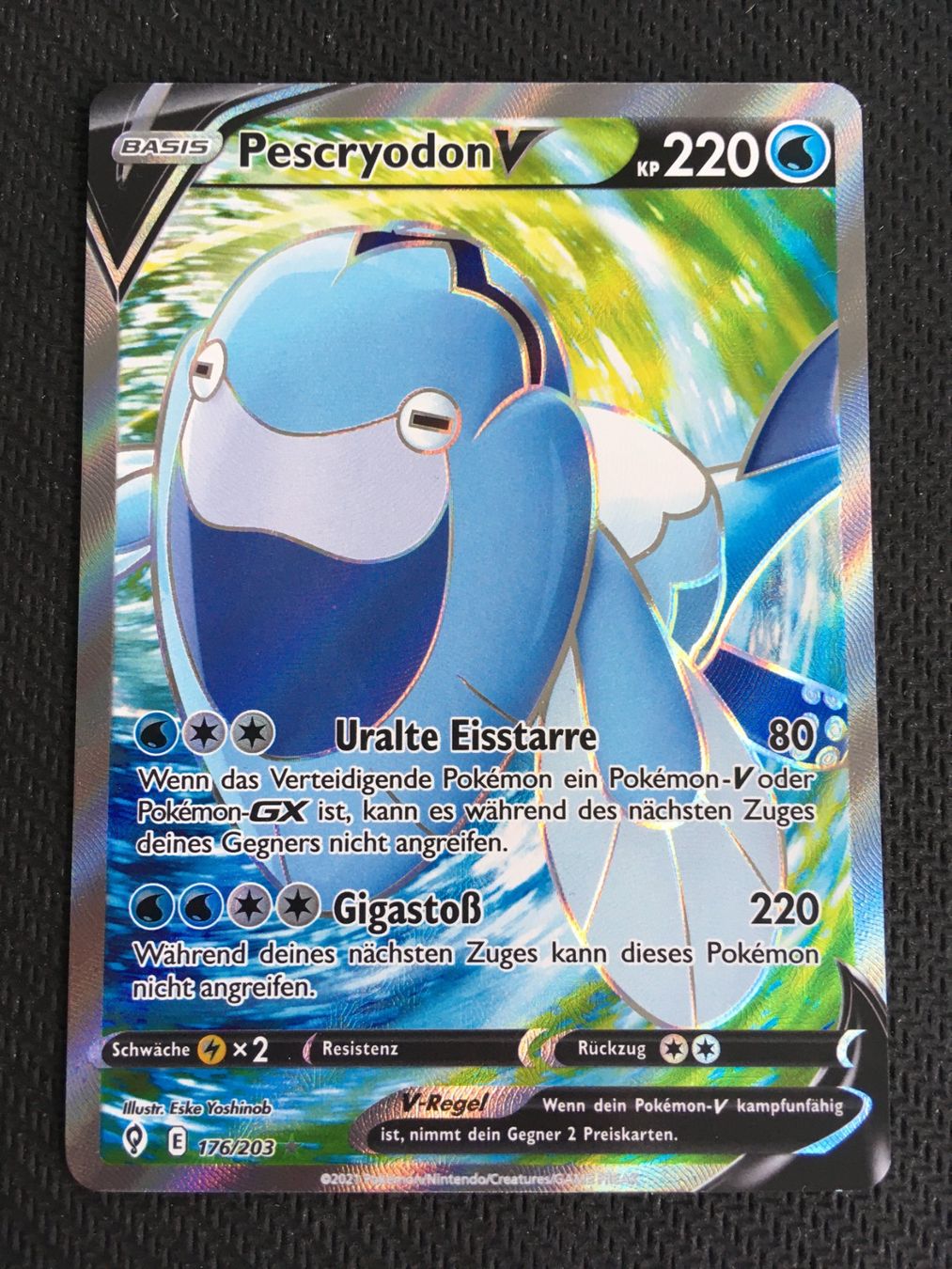 Pokémon Carte collezionabili: Pokemon Pescryodon V Drachenwandel EVS 176 -DE- – Nuovo (secondo la descrizione) da St.Gallen venduto da Punktchen01