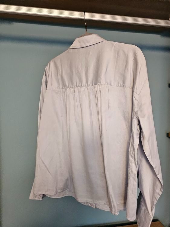 Marc O'Polo Blusen: Gr. 42 Marc O'PoloHemdbluse coton bio, bleu clair – Gebraucht aus Sutz von Dalilea 3