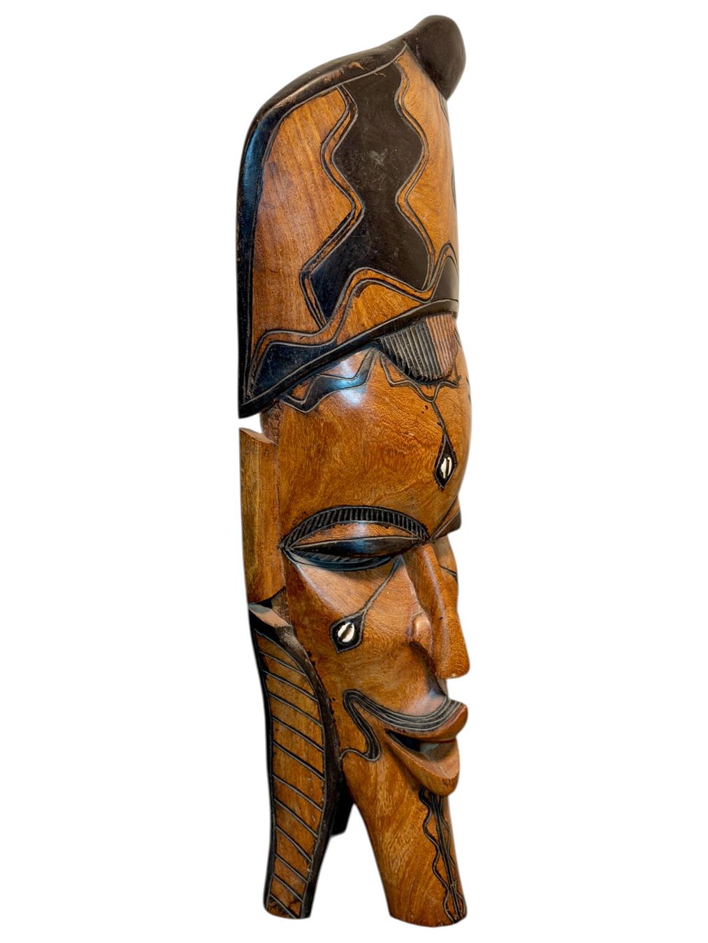Internationale Kunst: Masque africain traditionnel en bois, parfait état! – Gebraucht aus Morges von vintix 6