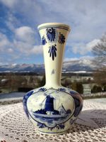 DELFT  HOLLAND  BLUMENVASE  KERAMIK