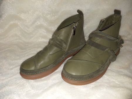 COCO & ABRICOT Bottines en cuir / Leder Stiefeletten N° 39