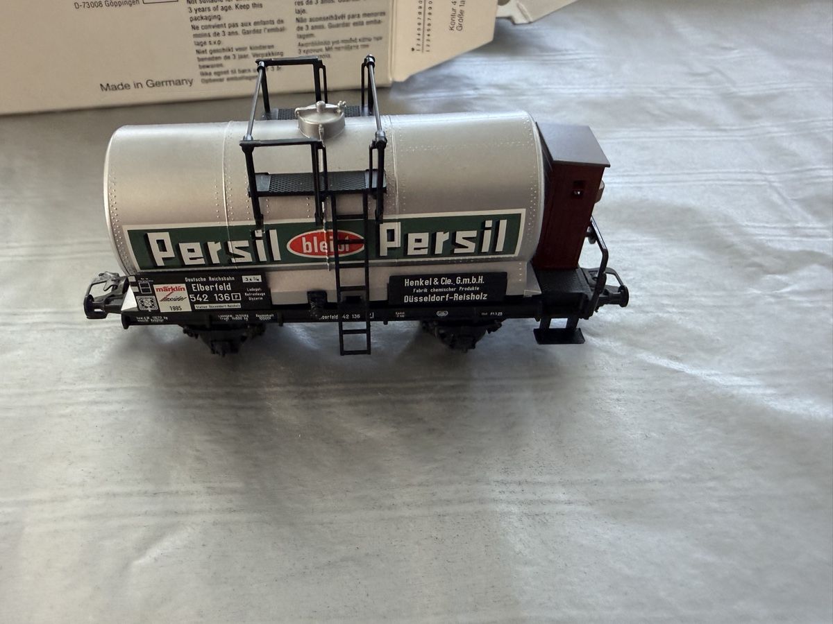 Märklin Modellini di ferrovie: wagon Märklin 84870 (Persil)  – Usato da Echallens venduto da JAR69 4