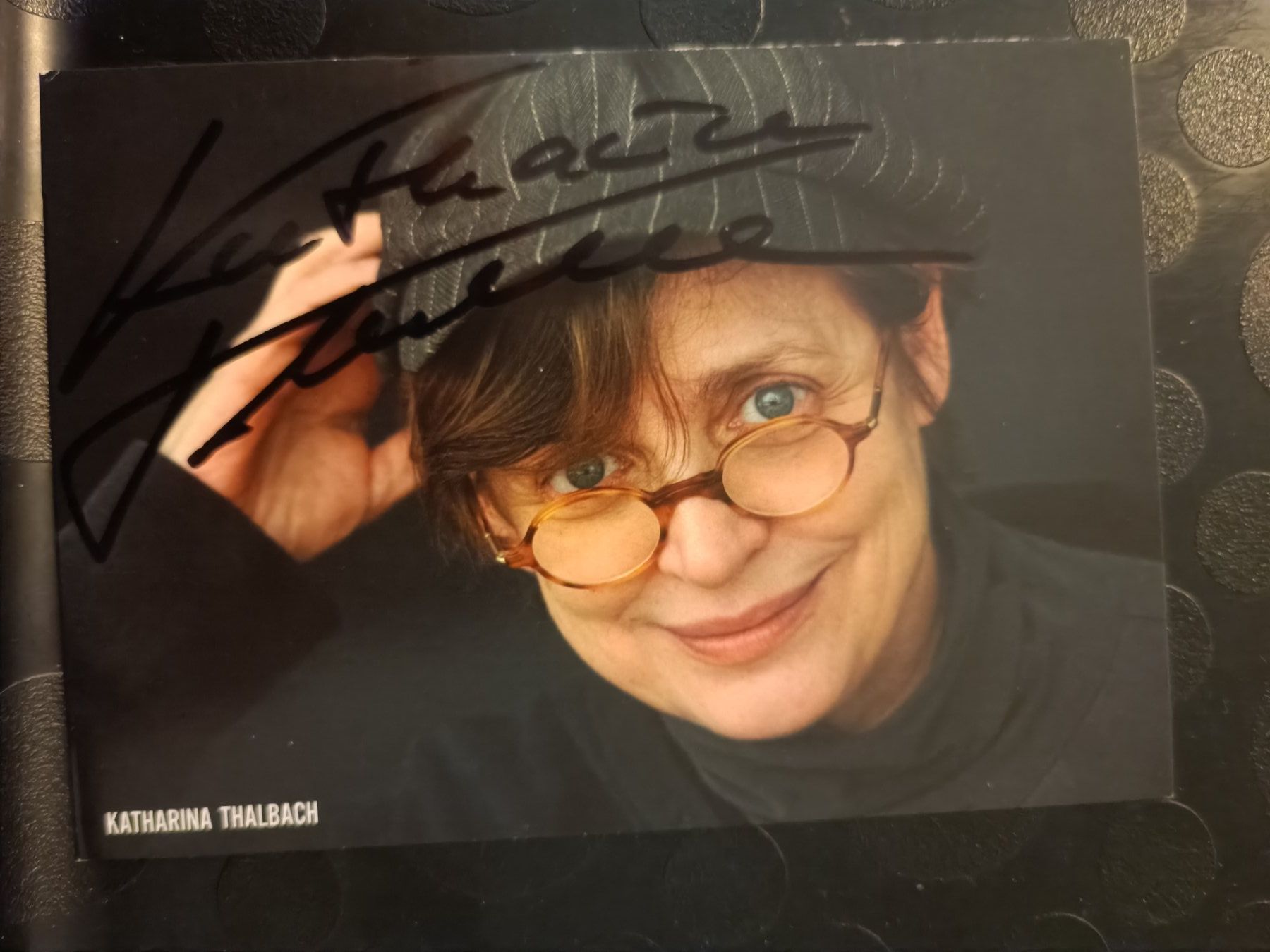 Autografi: Katharina Thalbach - handsigniert – Usato da Menziken venduto da Artographs