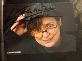 Katharina Thalbach - handsigniert