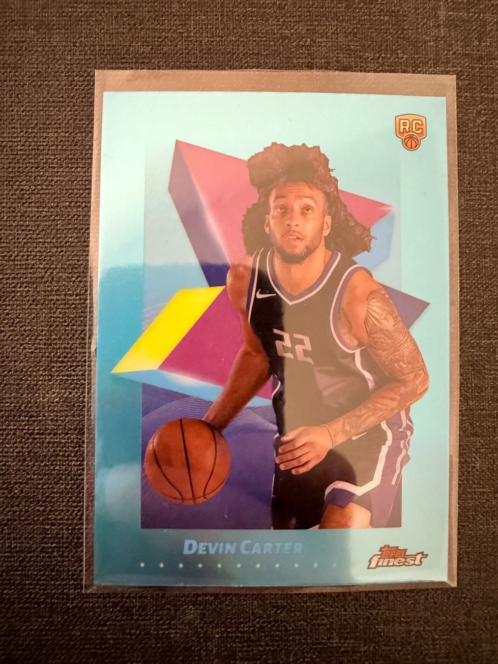 Topps Carte collezionabili: Topps finest Devin Carter NBA – Usato da Burgdorf venduto da Sports_Cards_3400