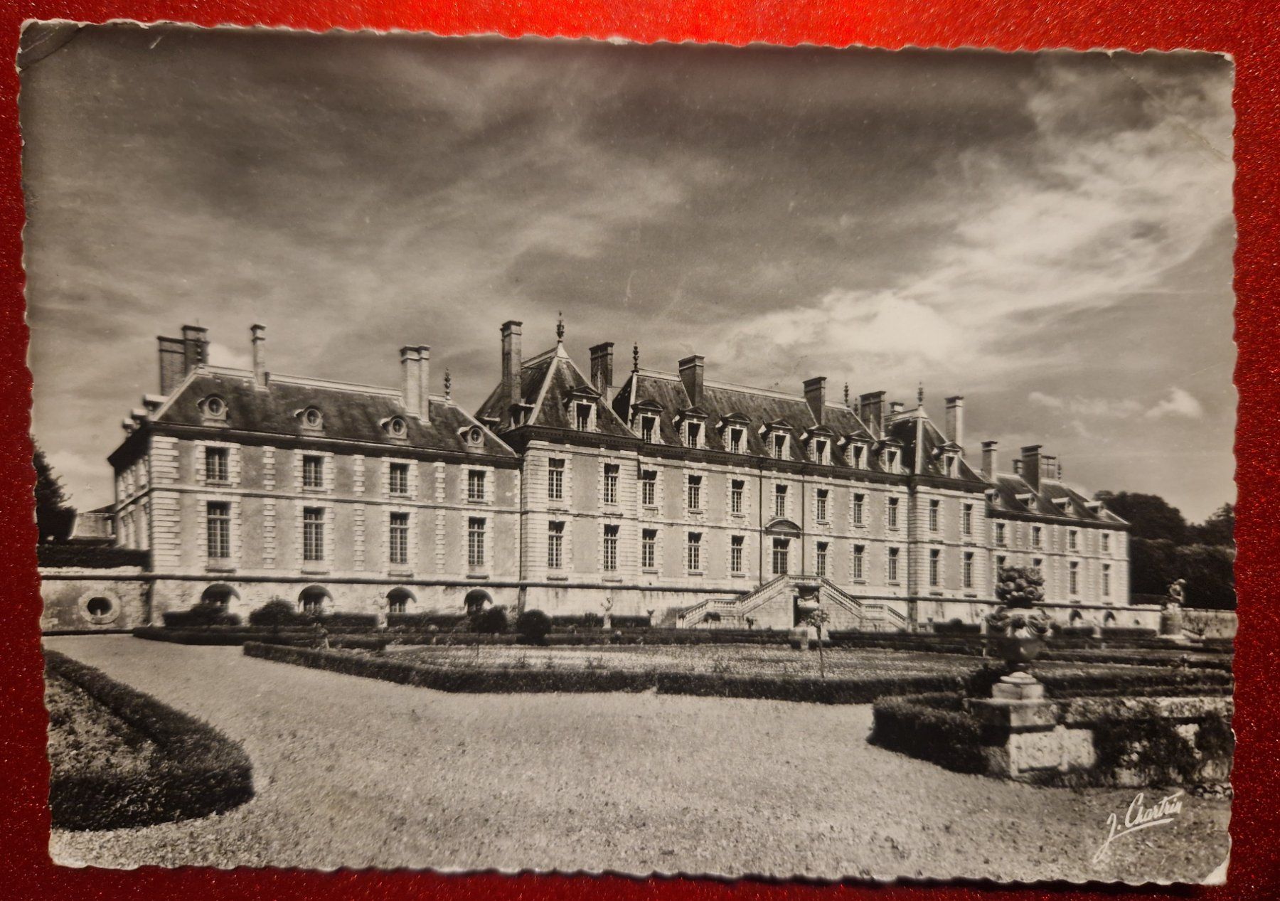 Cartoline postali: Schloss Menars, Frankreich 1963 – Usato da Melchnau venduto da Arthurius