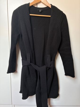 COS Damen Strickmantel schwarz Grösse XS