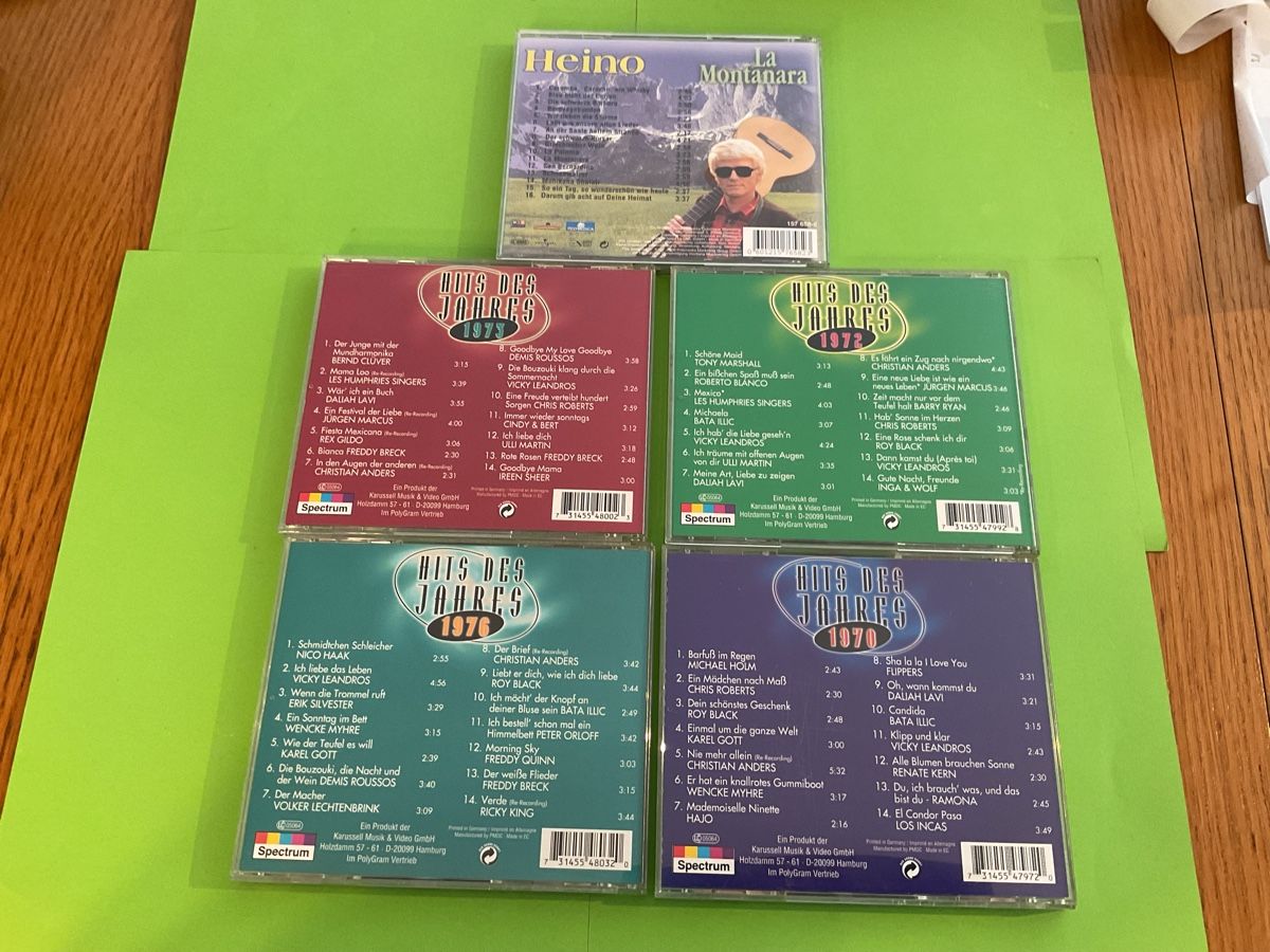 CD: CD-Sammlung Schlager,Evergreens - Top Hits! – Usato da Steinach venduto da Quarkie 3