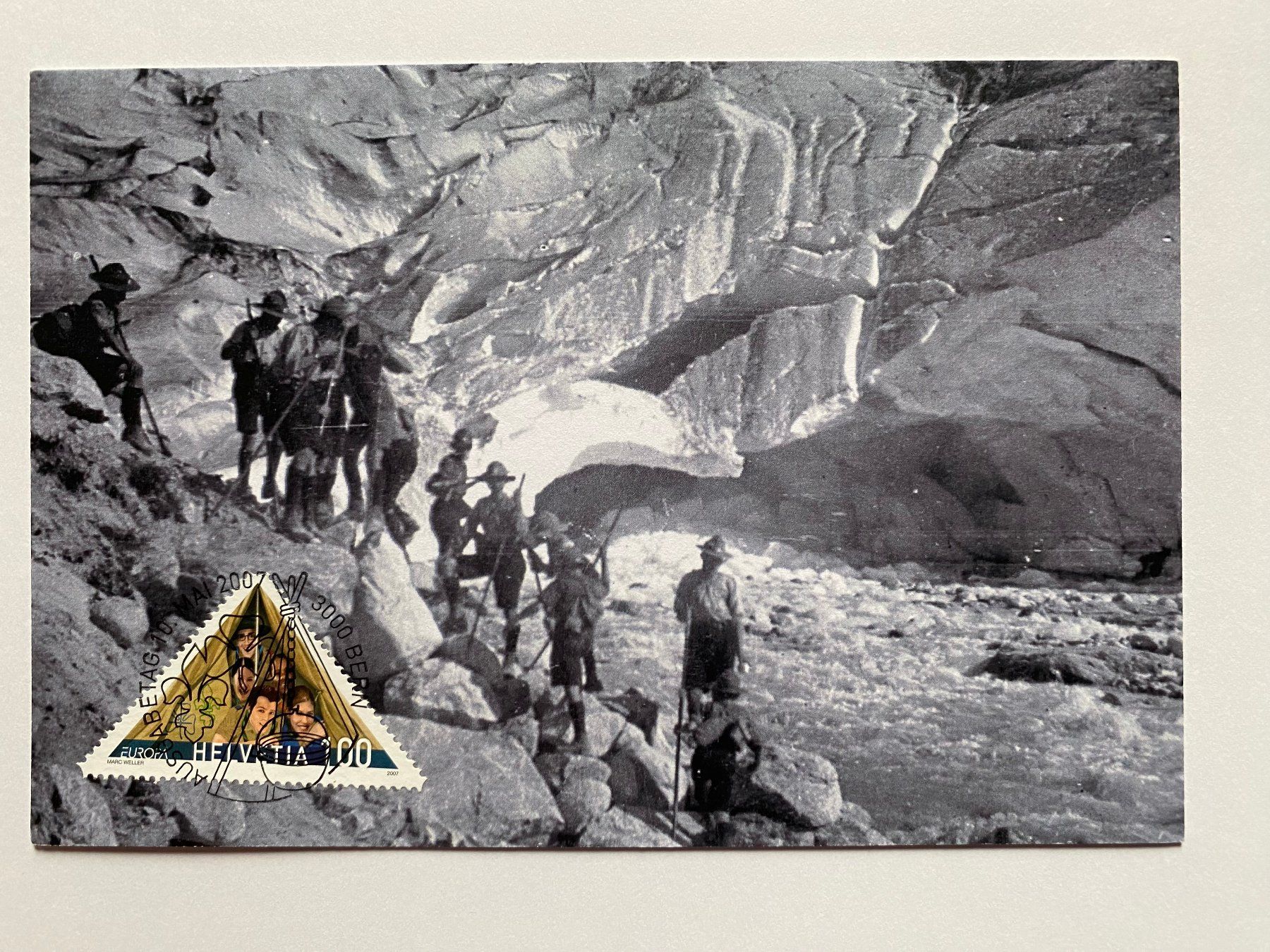 Cartoline postali: Maximumkarte Pfadfinder in einer Schlucht 2007 ET – Nuovo (secondo la descrizione) da Kirchenthurnen venduto da Scherzengel