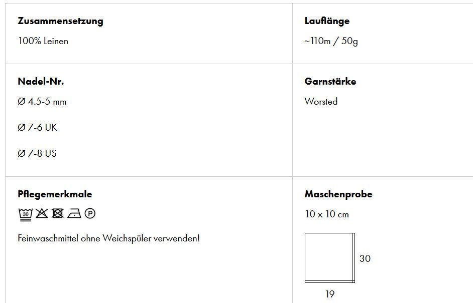 Lang Yarns Lana: Weiches, edles Leinen - ein Bändchengarn von Lang – Nuovo e nell'imballaggio originale da Burgistein venduto da Azureus58 5