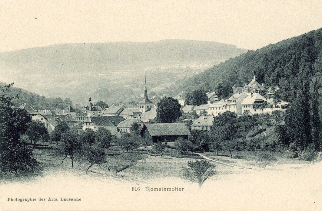 Cartoline postali: Romainmôtier  VD – Usato da Brig venduto da Valcards54