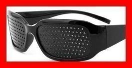 Lochrasterbrille Rasterbrille Pinhole Löcherbrille Glasses