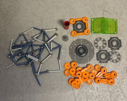 Gemischtes Magnet- und Bauteile-Set