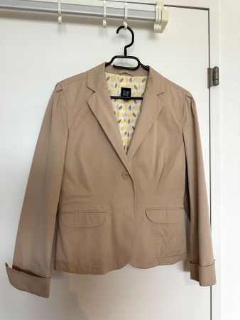 GAP Baumwoll-Blazer - Beige - Gr. 42 - wie NEU!