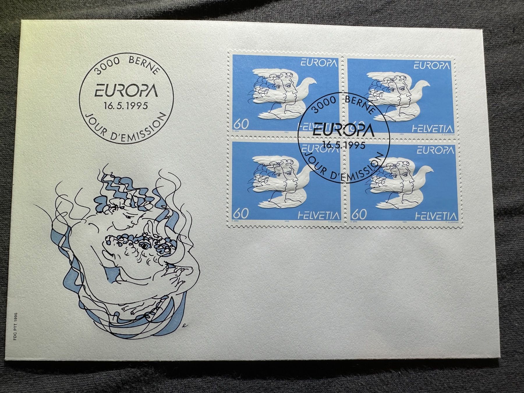 Alle Briefmarken: 1995 FDC Ersttagumschlag – Gebraucht aus Stettfurt von 2442