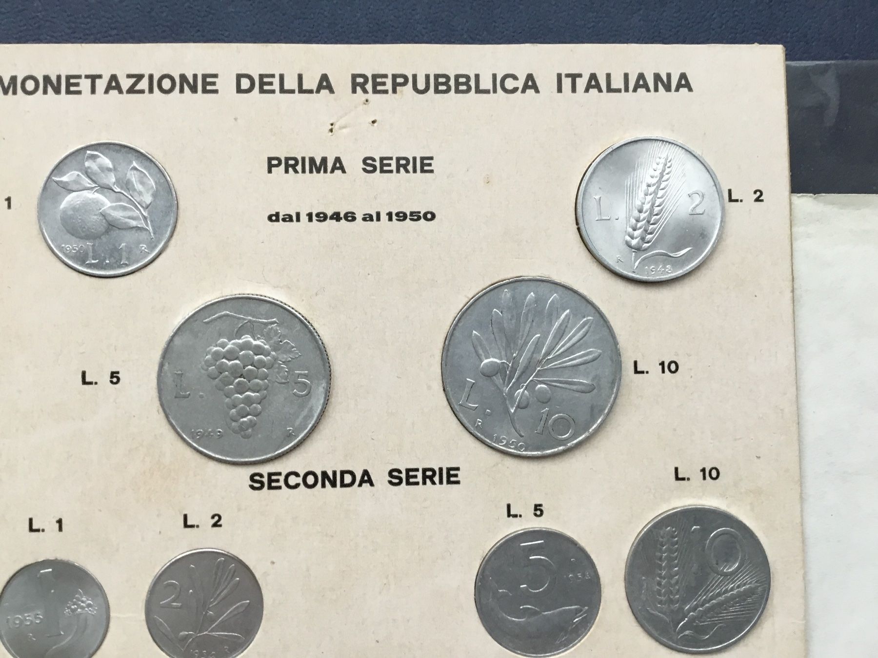Tutti le monete: Monetazione della Repubblica Italiana,Prima e seconda serie – Usato da St. Margrethen SG venduto da alfapeugeot10 2